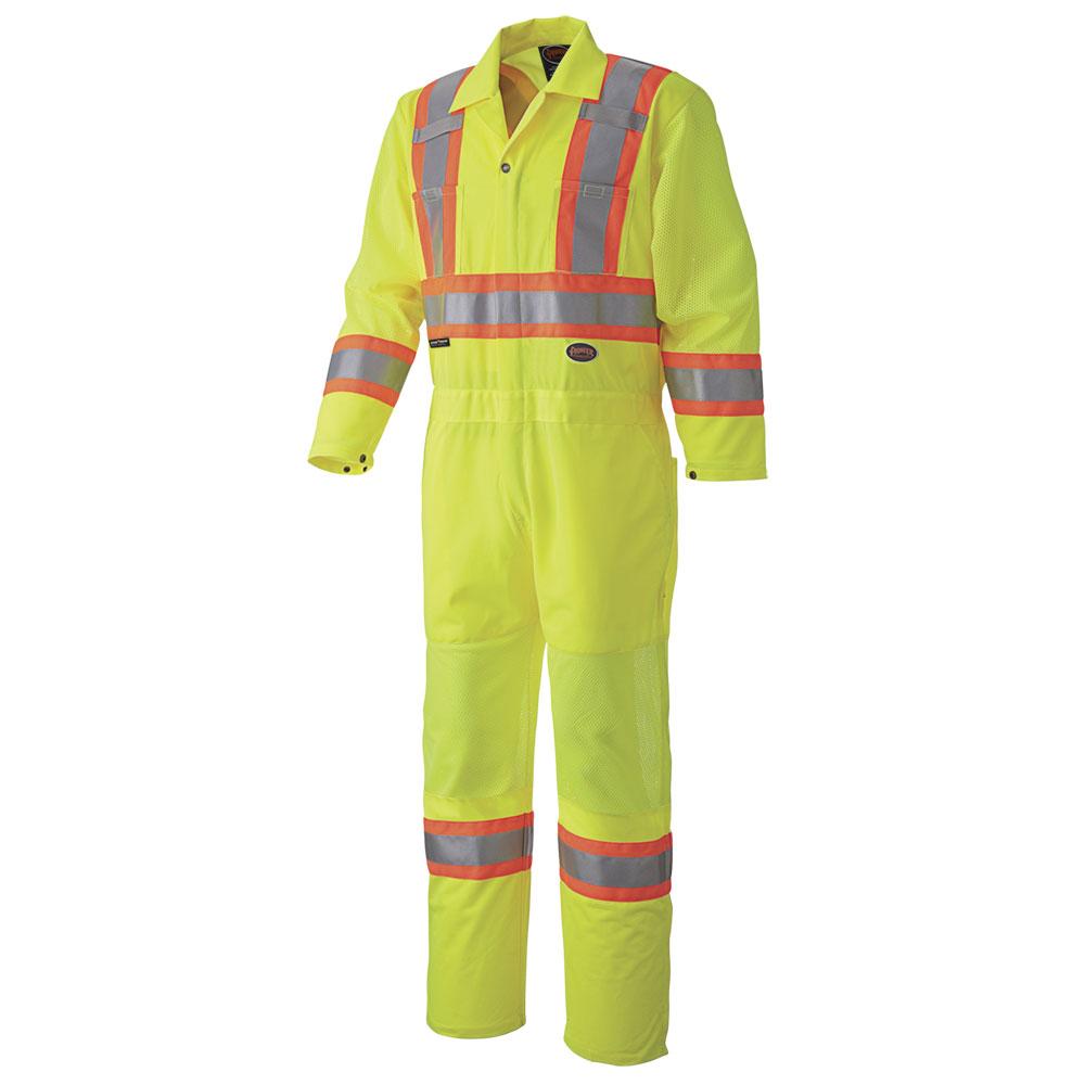 Traffic Safety Coveralls - Poly Knit