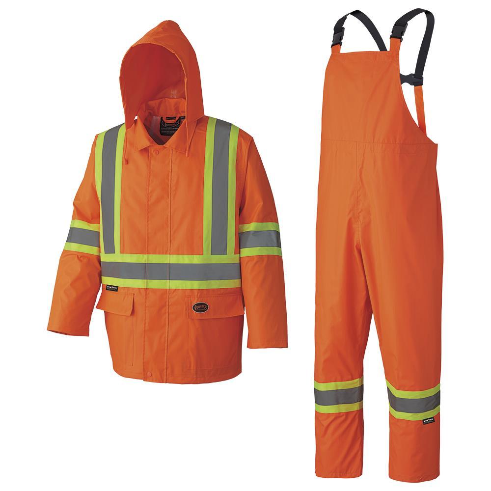 Hi-Vis Waterproof Safety Rain Suits