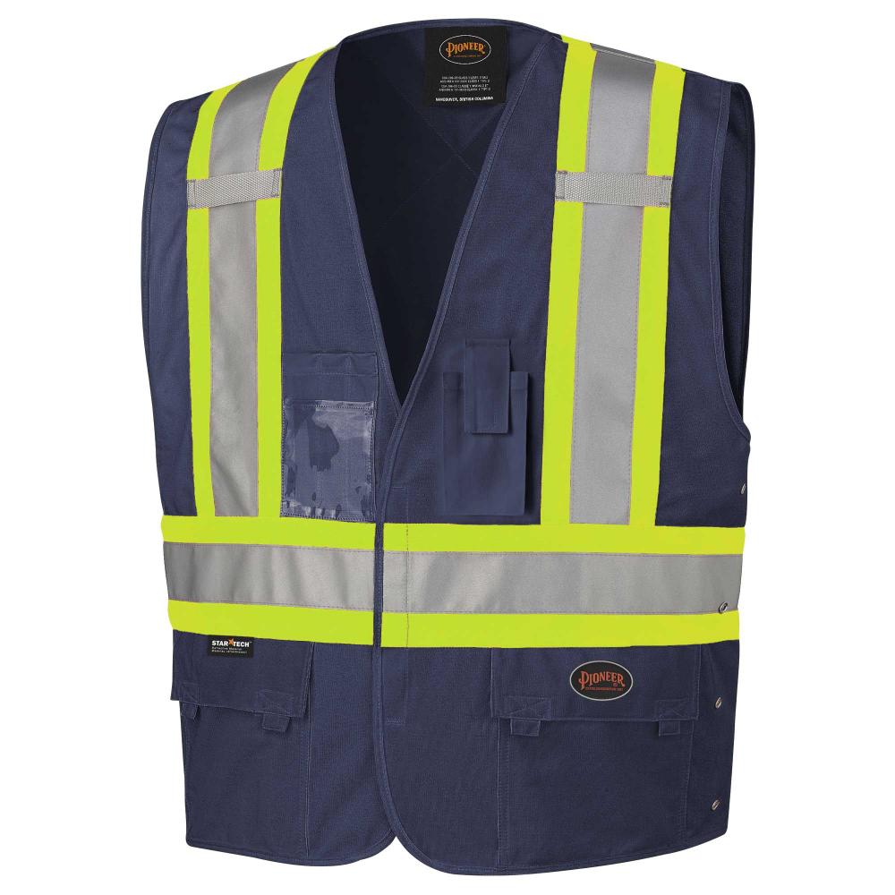 Hi-Vis Safety Vests with Adjustable Sides