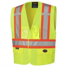 Pioneer V1020160-S/M - Hi-Vis Safety Vests with Adjustable Sides