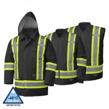 Pioneer V1120470-XS - Hi-Vis Waterproof 7-in-1 Safety Parkas