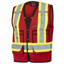 Pioneer V1010130-XL - Surveyor's Safety Vests - 150D Woven Twill Polyester