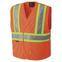 Pioneer V2510850-S/M - Hi-Vis Flame-Resistant Tear Away Safety Vest