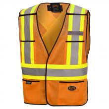 Pioneer V1020750-O/S - Safety Tear-Away Mesh Vests - One Size