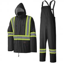 Pioneer V1080170-XS - Waterproof Lightweight Safety Rainsuits - Polyester/PVC