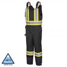 Pioneer V1120870-XL - Hi-Vis Waterproof Quilted Safety Overalls