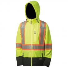 Pioneer V1130460-XL - Hi-Vis Softshell Waterproof/Breathable Premium Safety Jackets