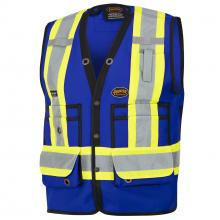 Pioneer V1010180-XL - Surveyor's Safety Vests - 150D Woven Twill Polyester