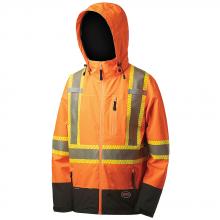 Pioneer V1130450-XL - Hi-Vis Softshell Waterproof/Breathable Premium Safety Jackets