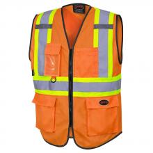 Pioneer V1023850-XS - Zip Front Safety Vests - Multi Pockets