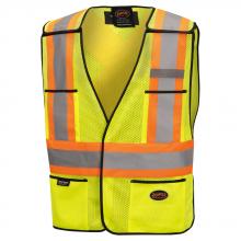 Pioneer V1020810-O/S - Safety Tear-Away Mesh Vests - One Size