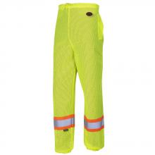 Pioneer V1070760-XXS/XS - Hi-Viz Yellow/Green Traffic Safety Pants - Polyester Mesh - Mesh Leg Panels - XXS/XS