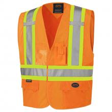 Pioneer V1020250-S/M - Hi-Vis Safety Vests with Adjustable Sides