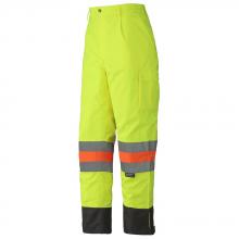 Pioneer V1190460-XS - Hi-Vis Waterproof Traffic Safety Pants - Tricot Polyester - MTQ Approved