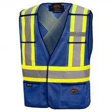 Pioneer V1020780-O/S - Safety Tear-Away Mesh Vests - One Size