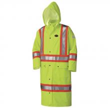 Pioneer V3520360-XS - FR Waterproof Hi-Vis Safety Long Coats