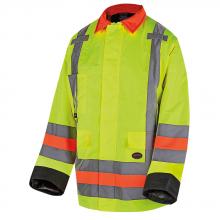 Pioneer V1190760-L - Quebec Style Hi-Vis Waterproof Insulated Traffic Safety Jackets