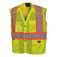 Pioneer V102196A-XXS/XS - Hi-Vis Drop Shoulder Polyester Mesh Safety Vests