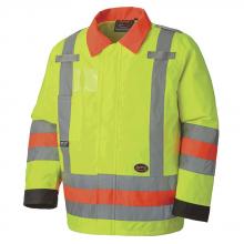 Pioneer V1190360-XS - Hi-Vis Waterproof Traffic Safety Jackets - Tricot Polyester - MTQ Approved