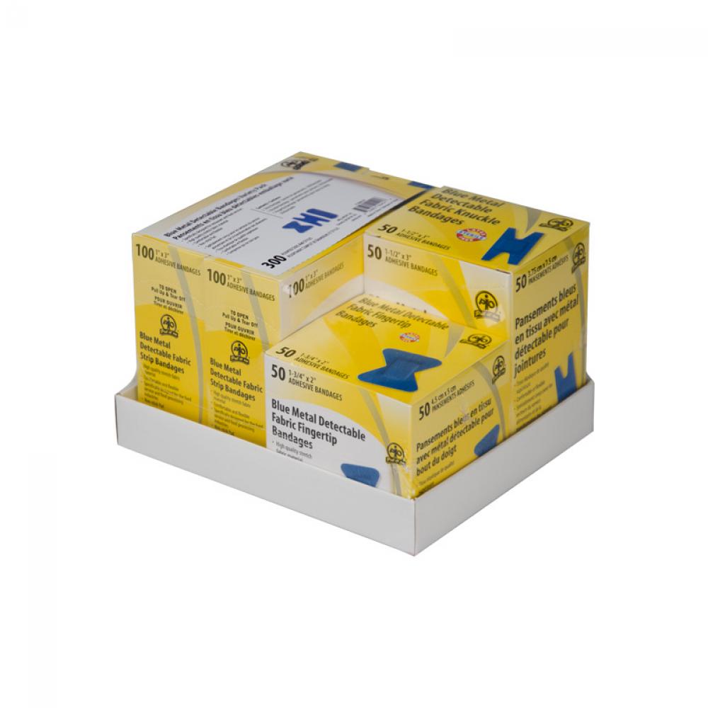 Blue Metal Detectable Bandages Variety Pack