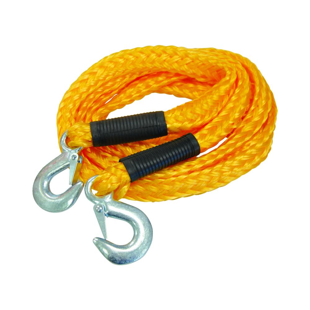 Tow Rope w / Metal Hooks, 14ft, 6,000lbs