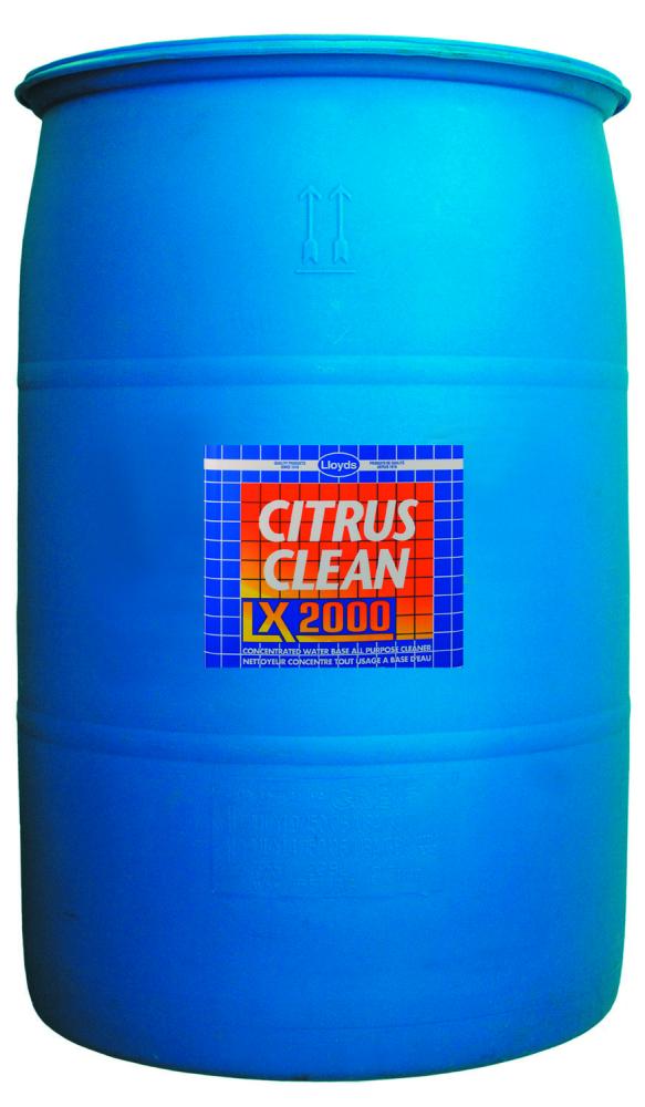 Citrus water soluble concentrated cleaner degreaser