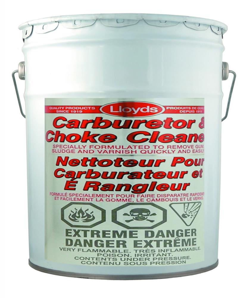 Solvent carburetor and choke cleaner