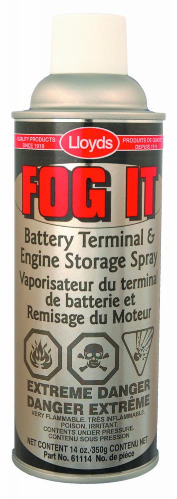 Battery terminal and engine storage spray to control and eliminate corrosion