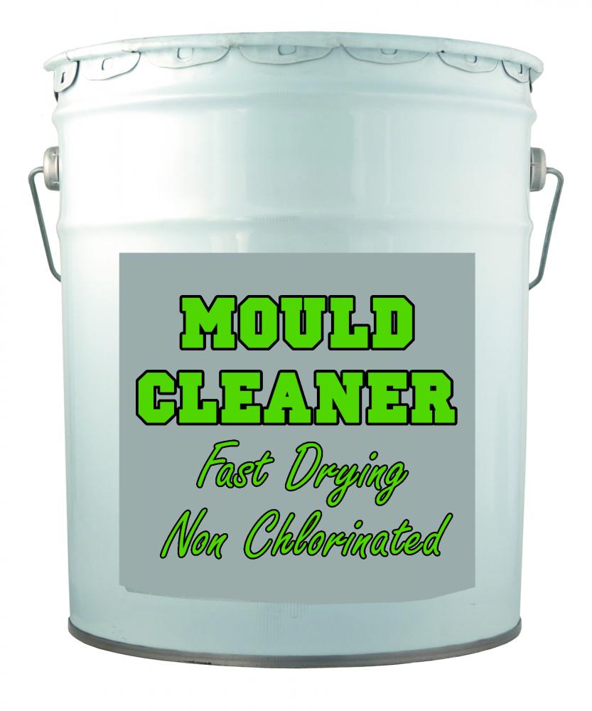 Fast drying non chlorinated mould cleaner